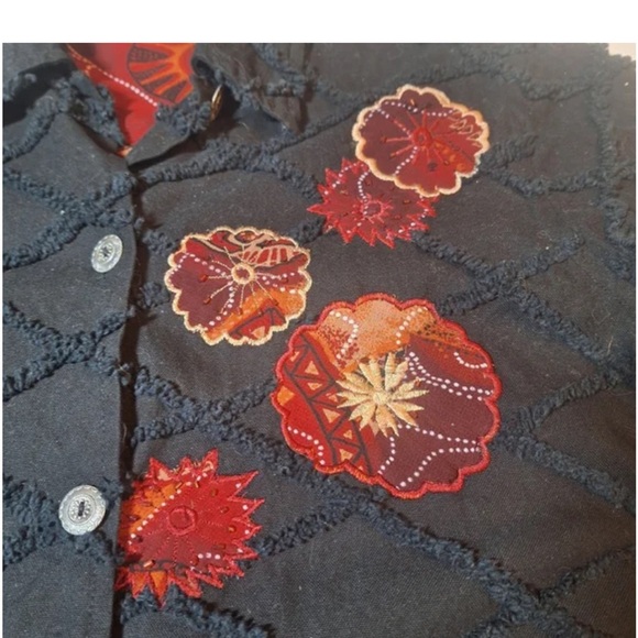 Fashion Bug Multicolor Embroidered Jacket - Picture 10 of 10